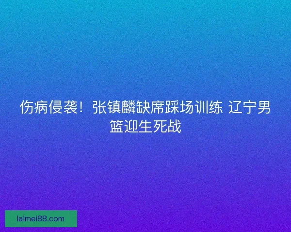 伤病侵袭！张镇麟缺席踩场训练 辽宁男篮迎生死战